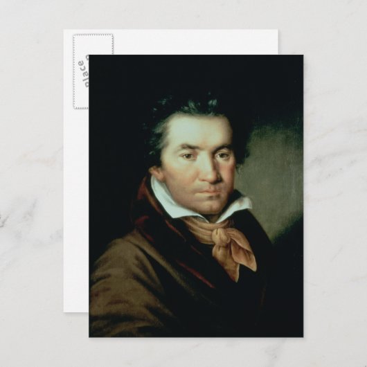 Ludwig van Beethoven Briefkaart (Voorkant / Achterkant)