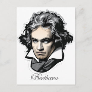 Ludwig van Beethoven Briefkaart