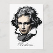 Ludwig van Beethoven Briefkaart (Voorkant)