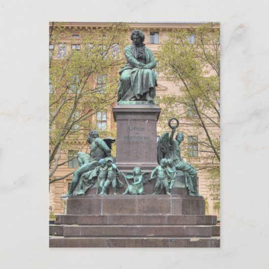 Ludwig Van Beethoven Briefkaart (Voorkant)