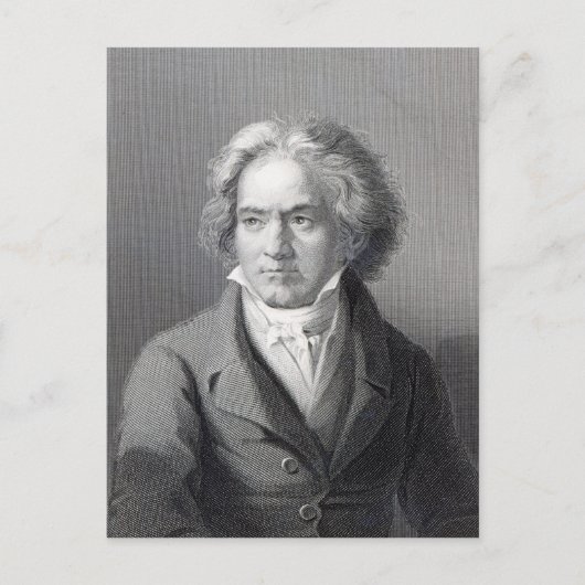 Ludwig van Beethoven Briefkaart (Voorkant)