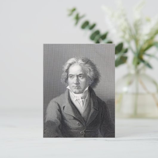 Ludwig van Beethoven Briefkaart (Staand voorkant)