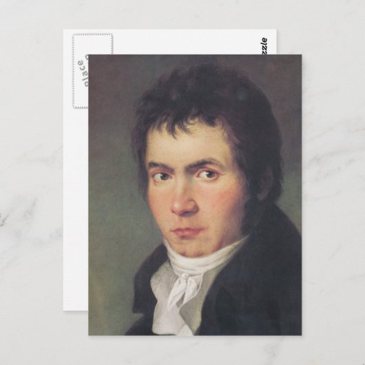 Ludwig van Beethoven Briefkaart (Voorkant / Achterkant)