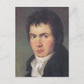 Ludwig van Beethoven Briefkaart (Voorkant)