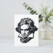 Ludwig van Beethoven Briefkaart (Staand voorkant)