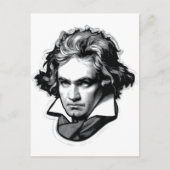 Ludwig van Beethoven Briefkaart (Voorkant)