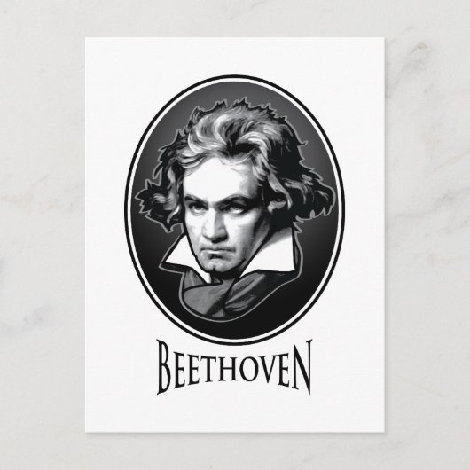 Ludwig van Beethoven Briefkaart (Voorkant)