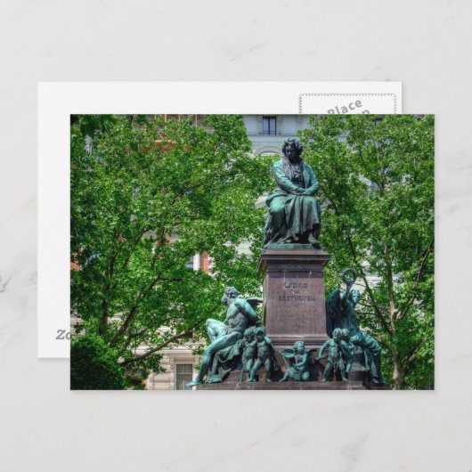 Ludwig van Beethoven Briefkaart (Voorkant / Achterkant)