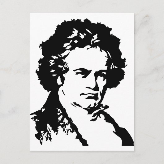 Ludwig van Beethoven Briefkaart (Voorkant)