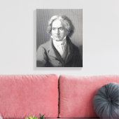Ludwig van Beethoven Canvas Afdruk (Insitu (Woonkamer))