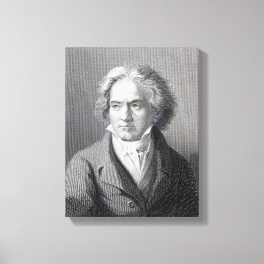 Ludwig van Beethoven Canvas Afdruk (Voorkant)