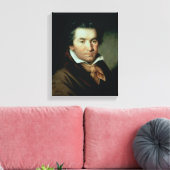 Ludwig van Beethoven Canvas Afdruk (Insitu (Woonkamer))
