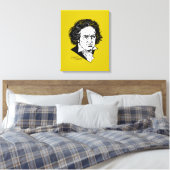 Ludwig van Beethoven Canvas Afdruk (Insitu (Slaapkamer))