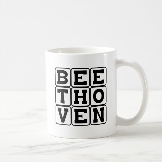 Ludwig Van Beethoven, Componist Koffiemok (Rechts)