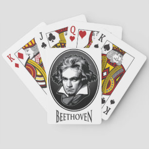 Ludwig Van Beethoven - componist Musician Pokerkaarten