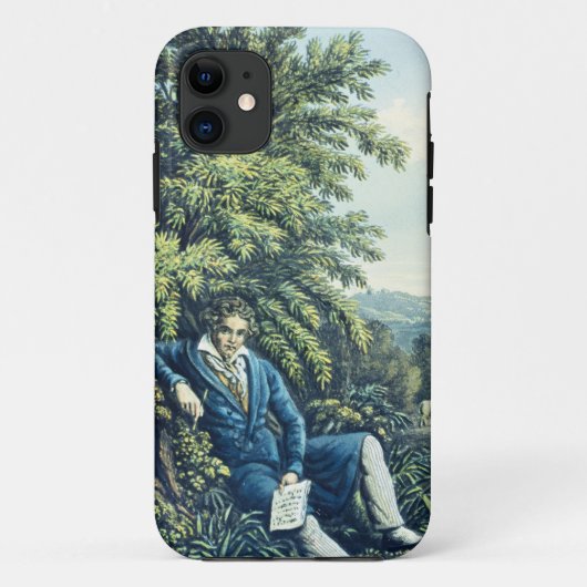 Ludwig van Beethoven door een rivier (gekleurde en Case-Mate iPhone Case (Achterkant)