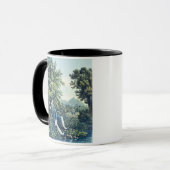 Ludwig van Beethoven door een rivier (gekleurde en Mok (Voorkant links)