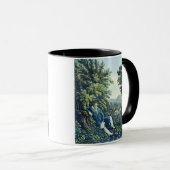 Ludwig van Beethoven door een rivier (gekleurde en Mok (Voorkant rechts)