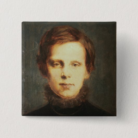 Ludwig van Beethoven , Duitse componist Vierkante Button 5,1 Cm (Voorkant)