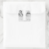Ludwig van Beethoven & Francois-Antoine Habeneck Vierkante Sticker (Tas)
