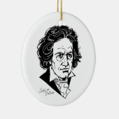 Ludwig van Beethoven Keramisch Ornament (Rechts)