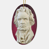 Ludwig van Beethoven kerstversiering Keramisch Ornament (Links)