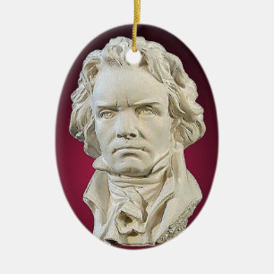 Ludwig van Beethoven kerstversiering Keramisch Ornament