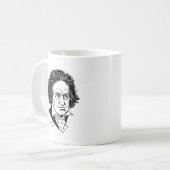 Ludwig van Beethoven Koffiemok (Voorkant links)