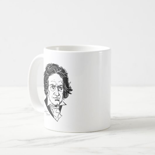 Ludwig van Beethoven Koffiemok (Voorkant links)