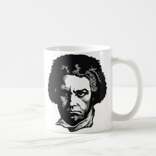 Ludwig Van Beethoven Koffiemok (Rechts)