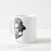 Ludwig van Beethoven Koffiemok (Voorkant links)