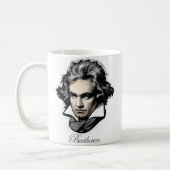 Ludwig van Beethoven Koffiemok (Links)