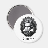 Ludwig van Beethoven Magneet (Voorkant / Achterkant)
