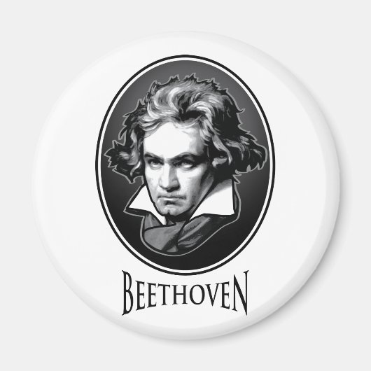 Ludwig van Beethoven Magneet (Voorkant)