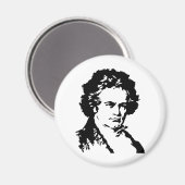 Ludwig van Beethoven Magneet (Voorkant / Achterkant)