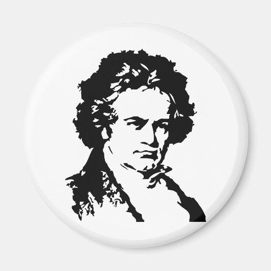Ludwig van Beethoven Magneet (Voorkant)
