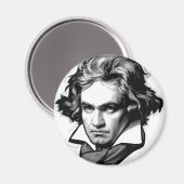 Ludwig van Beethoven Magneet (Voorkant / Achterkant)