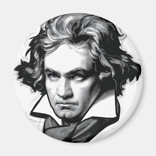 Ludwig van Beethoven Magneet (Voorkant)