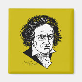 Ludwig van Beethoven Magneet (Voorkant)