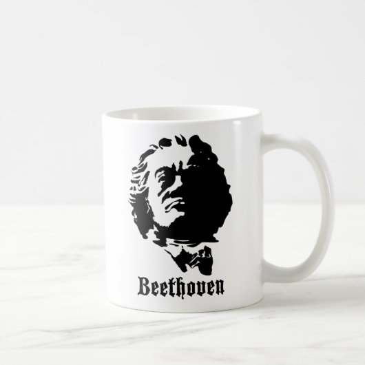 Ludwig van Beethoven - mok (Rechts)