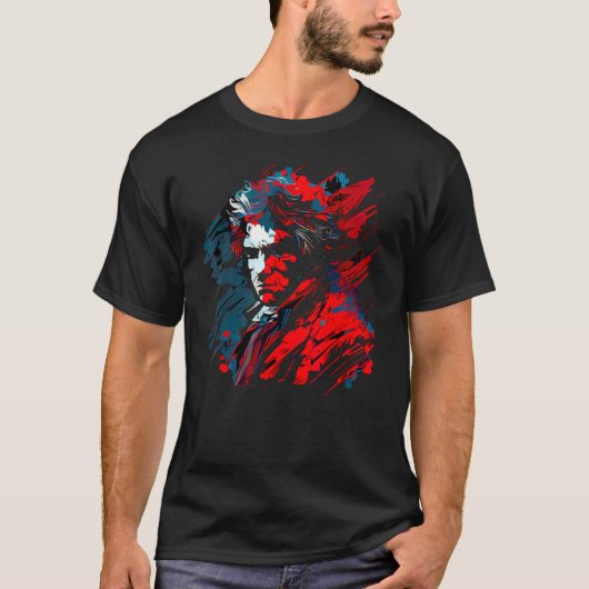 Ludwig van Beethoven Music German Composer T-shirt (Voorkant)