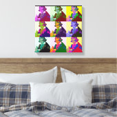 Ludwig Van Beethoven Pop Art Canvas Afdruk (Insitu (Slaapkamer))