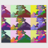 Ludwig Van Beethoven Pop Art Inpakpapier (Vlak)
