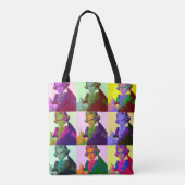 Ludwig Van Beethoven Pop Art Tote Bag (Achterkant)