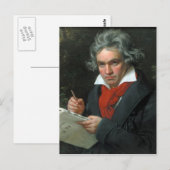 Ludwig van Beethoven Portrait Briefkaart (Voorkant / Achterkant)