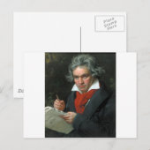 Ludwig van Beethoven Portrait Briefkaart (Voorkant / Achterkant)