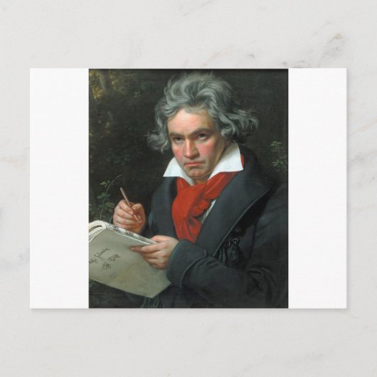 Ludwig van Beethoven Portrait Briefkaart (Voorkant)