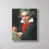 Ludwig van Beethoven Portrait Canvas Afdruk (Voorkant)