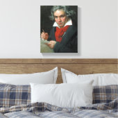 Ludwig van Beethoven Portrait Canvas Afdruk (Insitu (Slaapkamer))