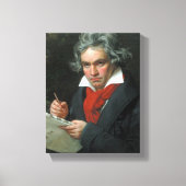 Ludwig van Beethoven Portrait Canvas Afdruk (Voorkant)